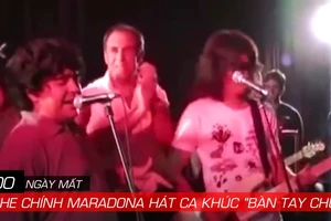 100 ngày mất của Maradona, nghe ông hát 'Bàn tay của Chúa'