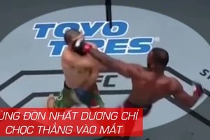 Chiêu nhất dương chỉ vào mắt đối thủ khiến trận UFC phải hoãn