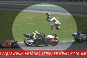 Tai nạn kinh hoàng trên đường đua phân khối lớn