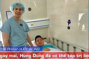 'Ngày mai Hùng Dũng đã có thể tập trị liệu'