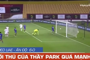 Video UAE thắng đậm Ấn Độ 6-0, cảnh báo đội đầu bảng VN