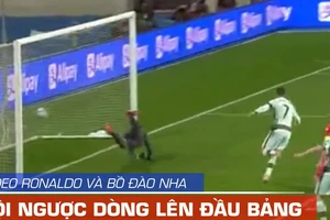 Ronaldo và Bồ Đào Nha lội ngược dòng lên đầu bảng A 
