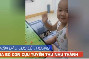 Trốn dịch, hai bố con Vũ Như Thành thi đấu cực dễ thương