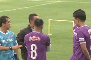 Tiến Linh và các cầu thủ Viettel đã có mặt tập cùng đội tuyển