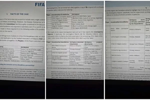 Sốc: FIFA tung ra bằng chứng thuyết phục về lệnh trừng phạt bóng đá Malaysia