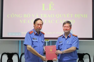 Ông Nguyễn Quang Vinh giữ chức trưởng phòng 2 VKSND TP.HCM 