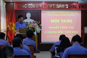 VKSND Cấp cao tại TP.HCM thực hiện nghiêm phòng chống tham nhũng, tiêu cực