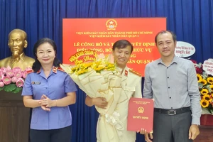 VKSND quận 1, TP.HCM có tân phó viện trưởng 39 tuổi