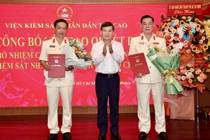  VKSND TP.HCM có thêm 2 phó viện trưởng