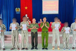 146 phạm nhân tại Trại tạm giam Chí Hòa và Bố Lá nhận quyết định đặc xá