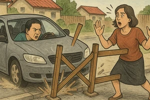 Vụ tông hàng xóm gãy 5 xương sườn: Truy tố tài xế tội giết người