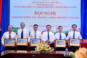 Năm 2025, TAND 6 thành phố trực thuộc Trung ương giải quyết hơn 240.000 vụ việc