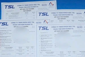 Hơn 220.000 phiếu kết quả thử nghiệm giả được Công ty TSL và Avatek cấp cho khách hàng