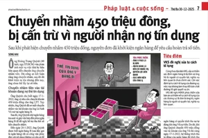 Tranh luận vụ chuyển nhầm 450 triệu, bị ngân hàng cấn trừ vì người nhận nợ tín dụng