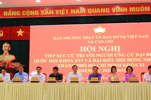 Cử tri xã Cần Giờ mong ứng cử viên ĐBQH hoàn thiện pháp luật, đảm bảo thu hồi tài sản tham nhũng