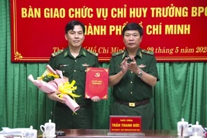 Trung tá Lê Việt Hải làm Chỉ huy trưởng Biên phòng cửa khẩu cảng TP.HCM