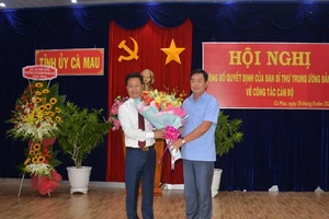 Giáo sư Lê Quân được điều động giữ chức Phó Bí thư Cà Mau