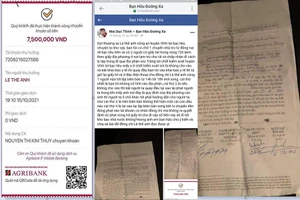 Bạc Liêu thông tin về status 'xử phạt bằng chuyển khoản' đăng trên Facebook