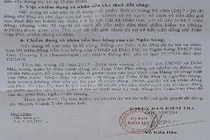 Bạc Liêu: Tỉnh khởi tố vụ án tham ô, huyện đình chỉ điều tra