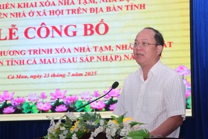 Cà Mau công bố hoàn thành chương trình xoá nhà tạm