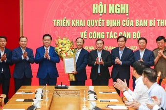 Đại tá Phạm Ngọc Phương giữ chức Trợ lý Trưởng Ban Tuyên giáo Trung ương