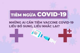 Hướng dẫn mới nhất của Bộ Y tế về tiêm vaccine COVID-19 liều bổ sung, nhắc lại