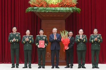 Tổng Bí thư, Chủ tịch nước Tô Lâm trao các quyết định về công tác cán bộ