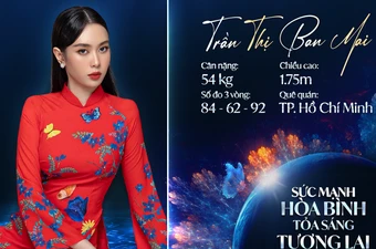 Cô gái có ngoại hình 'chuẩn' dự thi Hoa hậu Hòa bình Việt Nam 