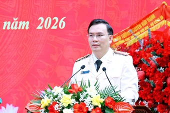 Giám đốc Công an Ninh Bình được thăng cấp hàm Đại tá trước thời hạn