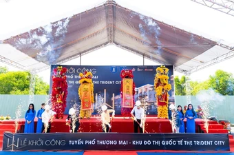 Khởi công tuyến phố thương mại hàng đầu Tam Kỳ