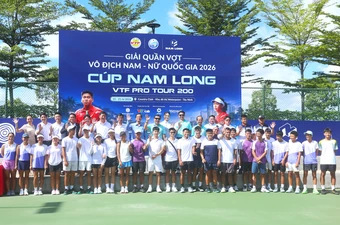 Hơn 100 tay vợt hội tụ tại VTF Pro Tour 200 – Cúp Nam Long 2026