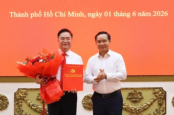 Ông Hoàng Vũ Thảnh làm Bí thư Đảng ủy Sở Tài chính TP.HCM