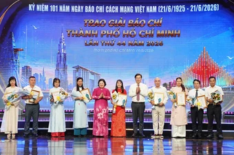 Báo Pháp Luật TP.HCM đoạt 9 giải báo chí TP.HCM lần thứ 44 - năm 2026