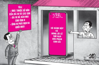Xử vụ đòi nhà, tòa phát hiện việc bạo hành gia đình