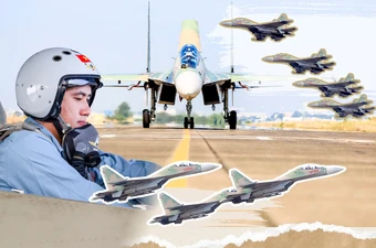 Chiêm ngưỡng màn trình diễn của dàn máy bay tiêm kích chuẩn bị cho lễ kỷ niệm 30-4