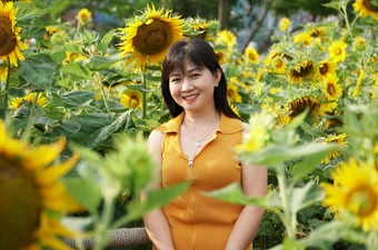 Đổ xô check-in cánh đồng hoa hướng dương ven sông Sài Gòn trước khi thu dọn, trồng đợt hoa mới 