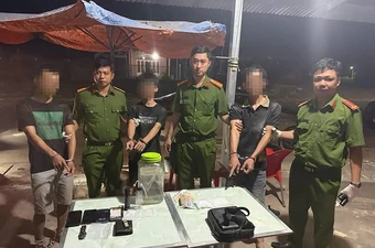 Triệt phá đường dây ma túy ở xã Đông Thạnh, thu giữ hơn 1 tấn tang vật liên quan