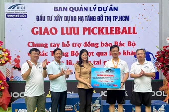 TP.HCM tổ chức giải Pickleball để quyên góp cho đồng bào bị ảnh hưởng do bão