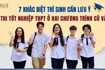 7 khác biệt thí sinh cần lưu ý khi thi tốt nghiệp THPT theo chương trình cũ và mới 