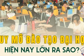 Infographic: Quy mô đào tạo đại học trên cả nước hiện nay lớn ra sao?