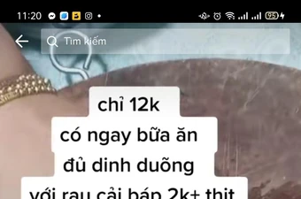 Thử thách 5 ngàn, 10 ngàn hoặc 30 ngàn/bữa cơm: Hà khắc hay tiết kiệm?