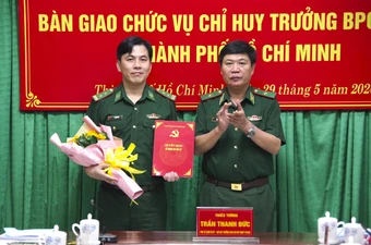 Trung tá Lê Việt Hải làm Chỉ huy trưởng Biên phòng cửa khẩu cảng TP.HCM