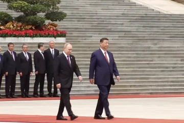 VIDEO: Ông Tập Cận Bình đón tiếp ông Putin 