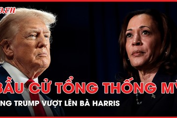 Bầu cử tổng thống Mỹ: Ông Trump vượt lên bà Harris theo thăm dò mới nhất