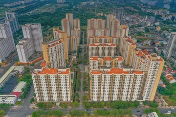 Cảnh hoang tàn của 3.790 căn hộ tái định cư trong Khu đô thị mới Thủ Thiêm 