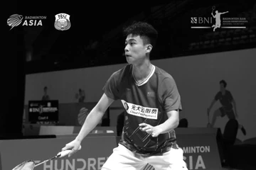 Tay vợt cầu lông Trung Quốc đột tử trong lúc thi đấu