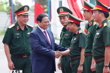 Thủ tướng Phạm Minh Chính thăm, làm việc tại Binh đoàn 12, Bộ Quốc phòng