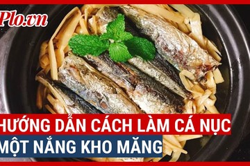 Video: Cá nục một nắng kho măng đậm đà, dân dã