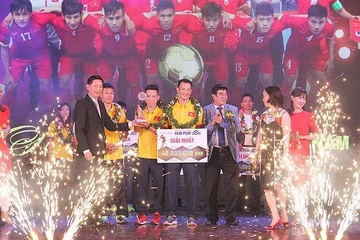 Giây phút đăng quang giải Fair Play của Futsal Việt Nam