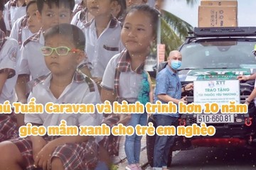 Phú Tuấn Caravan và hành trình hơn 10 năm gieo mầm xanh cho trẻ em nghèo